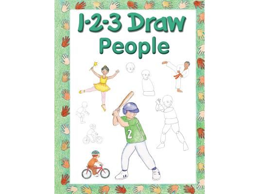 123 Draw People: A step by step drawing guide for young artists