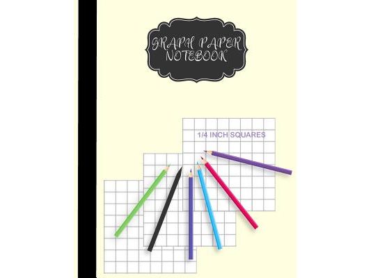 Graph Paper Notebook 1/4 inch squares: Graph Paper Composition Book For Children and Women 8 x 10 inch, 122 Pages