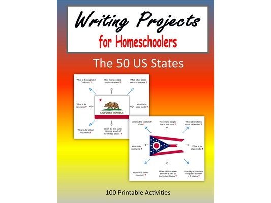 Writing Projects for Homeschoolers - The 50 US States