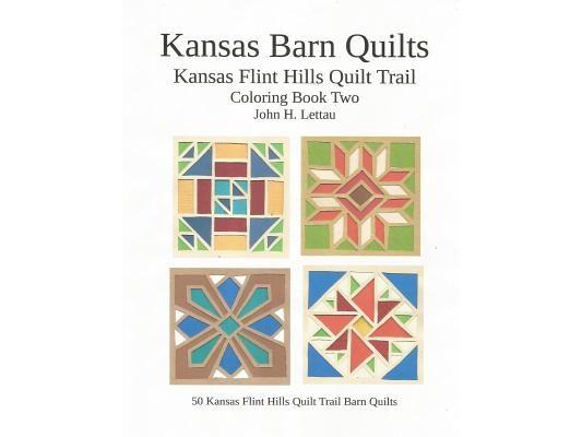Kansas Barn Quilts Coloring Book Two