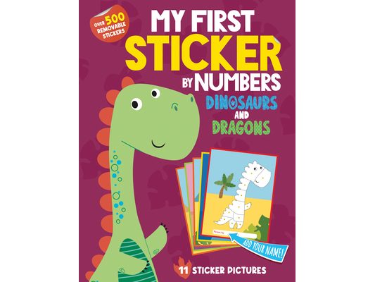 My First Sticker by Numbers: Dinosaurs and Dragons