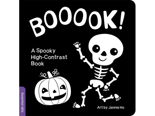 Booook! a Spooky High-Contrast Book: Halloween High-Contrast Baby Board Book