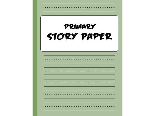 Primary Story Paper: Draw & Write Composition Book for Kids - Green
