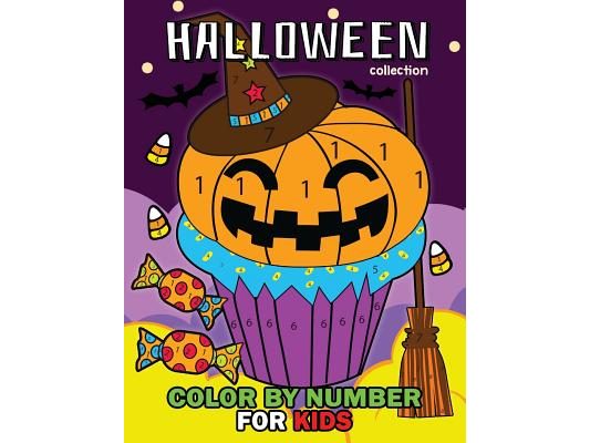 Halloween Collection Color by Number: Easy and Fun Activity Book for Kids
