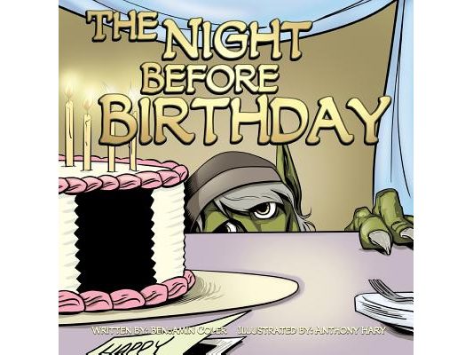 The Night Before Birthday: Children's Book & Coloring Book
