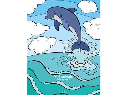 Wild Animals Coloring Book 2