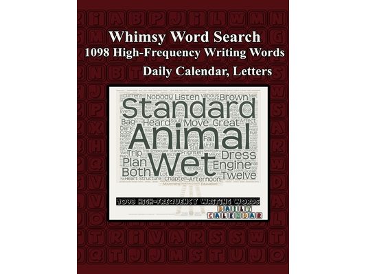 Whimsy Word Search, 1098 High-Frequency Writing Words, Letters