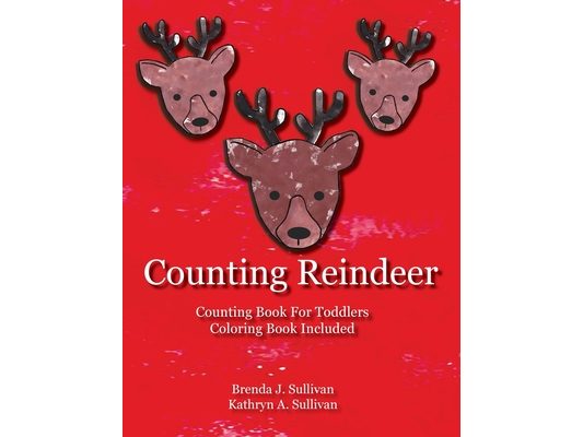 Counting Reindeer: Counting Book For Children Coloring Book Included