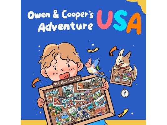 Owen and Cooper's USA Adventure: A Search-and-Find Book About U.S. Landmarks for Kids