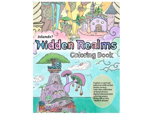 Hidden Realms Coloring Book: Islands?