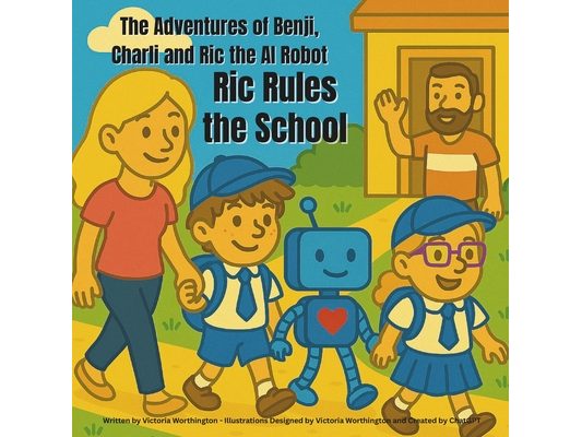 The Adventures of Benji, Charli and Ric the AI Robot: Ric Rules the School