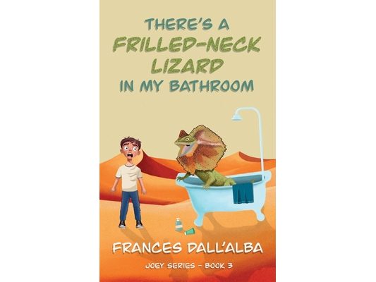 There's A Frilled-Neck Lizard In My Bathroom