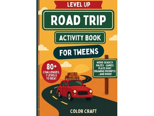 Level Up: 80+ Mazes, Word Searches, Scavenger Hunts, Bingo & Brain Games - Screen-Free Travel Adventures for Smart Kids Ages 9-12