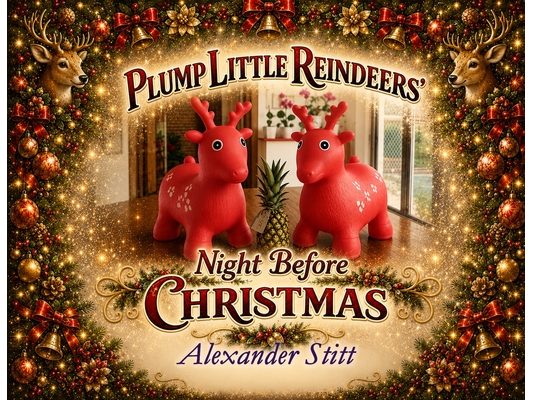 Plump Little Reindeers' Night Before Christmas