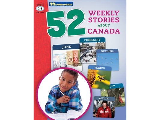 52 Weekly Nonfiction Stories About Canada Grades 2-3