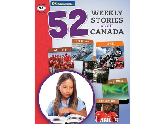 52 Weekly Nonfiction Stories About Canada Grades 3-4