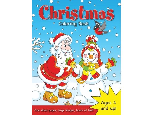 Christmas Coloring Book for Kids Ages 4-8!