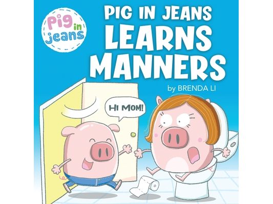 Pig In Jeans Learns Manners