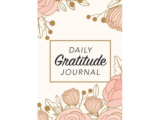 Daily Gratitude Journal: (Pink Flowers with Rectangle Callout) A 52-Week Guide to Becoming Grateful