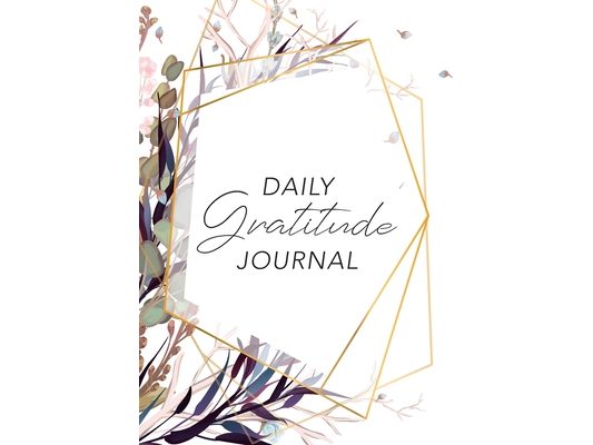 Daily Gratitude Journal: (Purple Flowers with Callout) A 52-Week Guide to Becoming Grateful