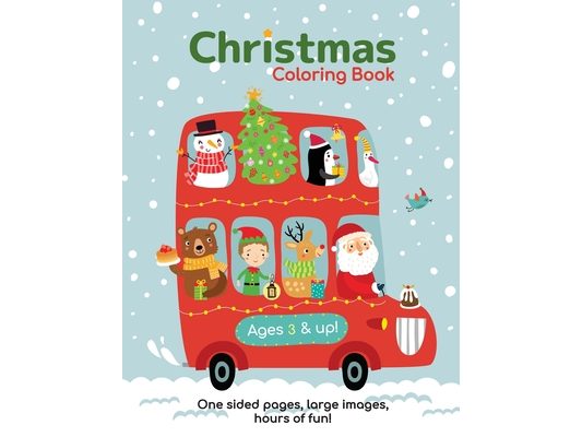 Christmas Coloring Book for Kids Ages 3-6!