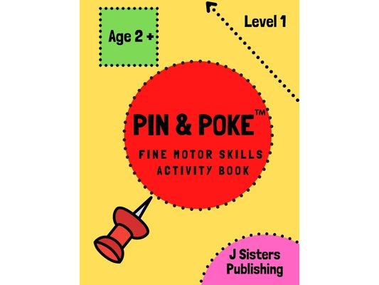Pin & Poke Fine Motor Skills Activity Book Level 1: For Toddlers and Kids Ages 2+ with Line and Shapes, Popular Activity in Montessori Classroom, Todd