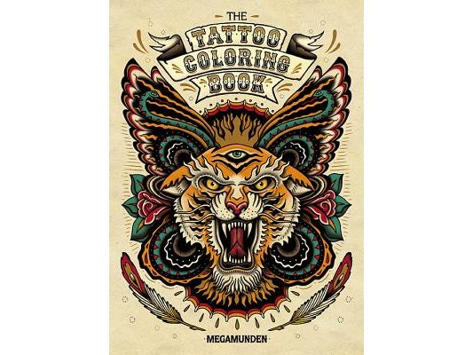 The Tattoo Coloring Book: Coloring Book for Adults [With 2 Pull-Out Posters]