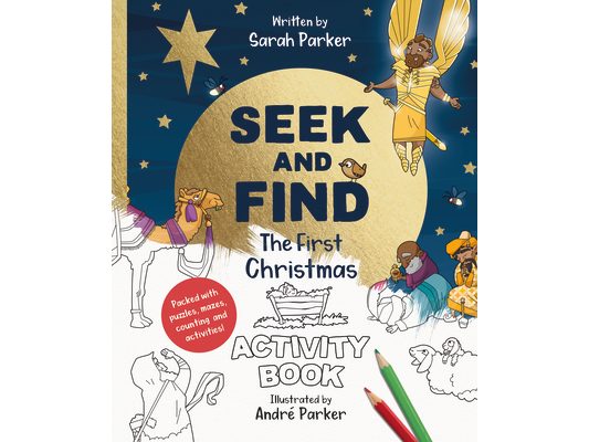 Seek and Find: The First Christmas Activity Book: Packed with Puzzles, Mazes, Counting, and Activities!