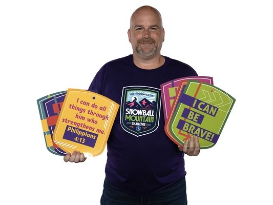 Vbs 2026 Snowball Mountain Challenge Decorating Mobiles (Pkg of 6): Find Your Strength in God