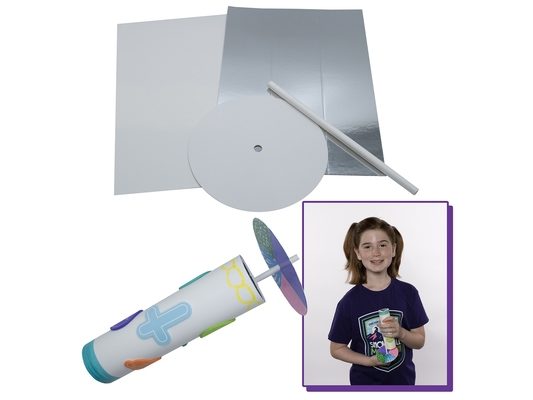 Vbs 2026 Snowball Mountain Challenge Craft Steam Kaleidoscope (Pkg of 12): Find Your Strength in God