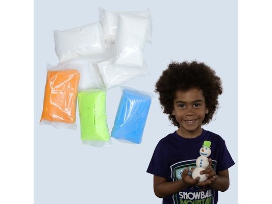 Vbs 2026 Snowball Mountain Challenge Craft Air Clay Snowman (Pkg of 12): Find Your Strength in God