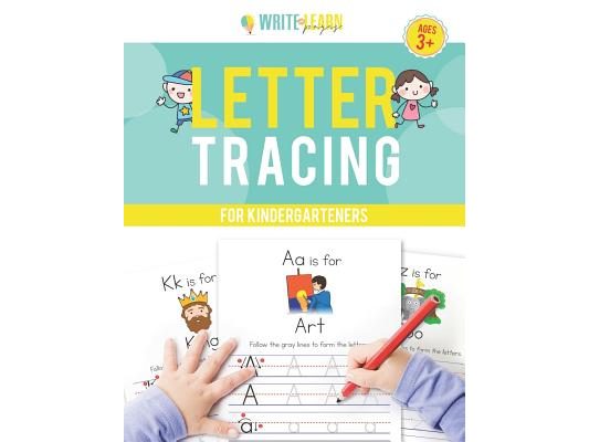 Write & Learn Pages: Letter Tracing for Kindergarteners
