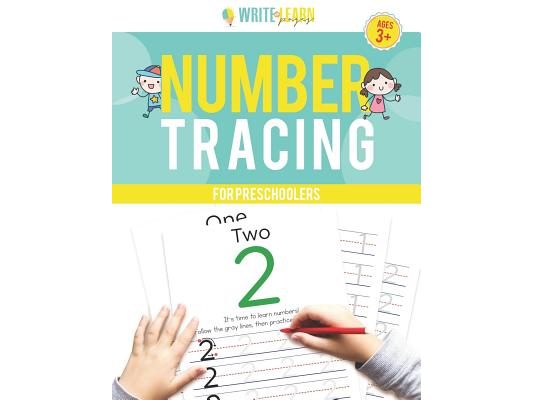 Write & Learn Pages: Number Tracing for Preschoolers