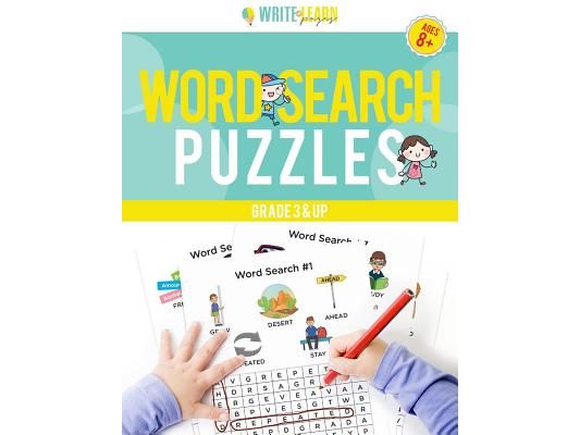 Write & Learn Pages: Word Search Puzzles