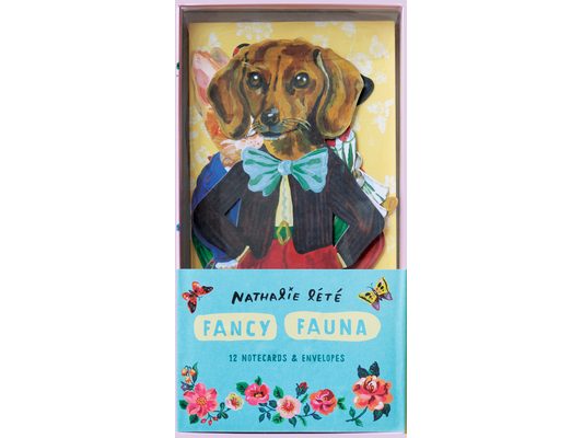 Fancy Fauna: 12 Notecards & Envelopes