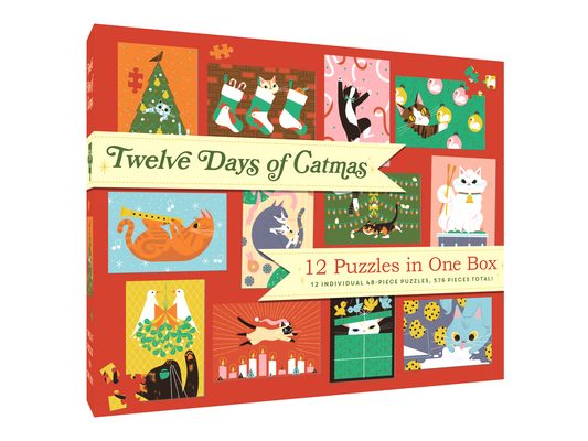 12 Puzzles in One Box: Twelve Days of Catmas