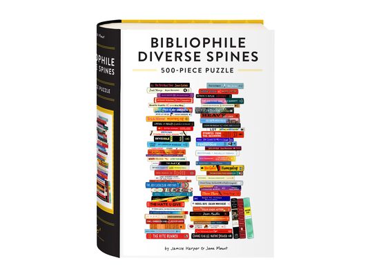 Bibliophile Diverse Spines 500-Piece Puzzle