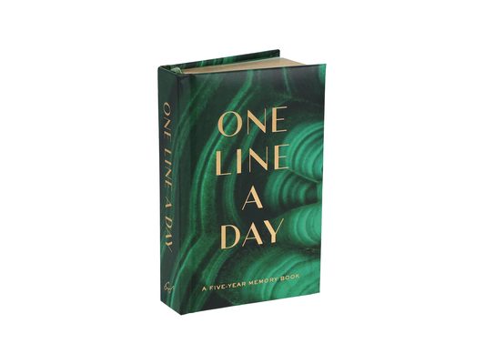 Malachite Green One Line a Day: A Five-Year Memory Book