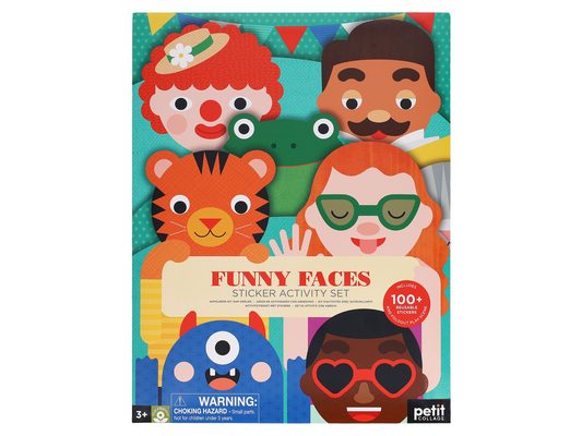Sticker Activity Set: Funny Faces