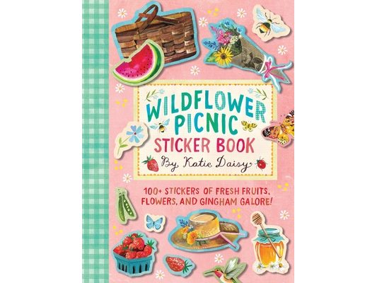 Wildflower Picnic Sticker Book: 100+ Stickers of Fresh Fruits, Flowers, and Gingham Galore!