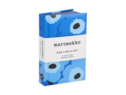 Marimekko One Line a Day (Blue Unikko): A Five-Year Memory Book