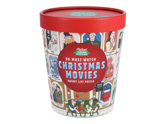 50 Must-Watch Christmas Movies Bucket List 1000-Piece Jigsaw Puzzle