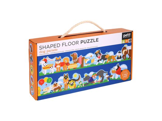 Dog Parade Shaped Floor Puzzle
