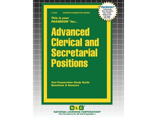 Advanced Clerical and Secretarial Positions