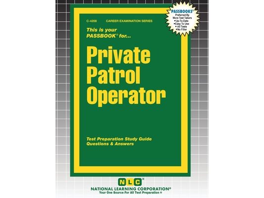 Private Patrol Operator