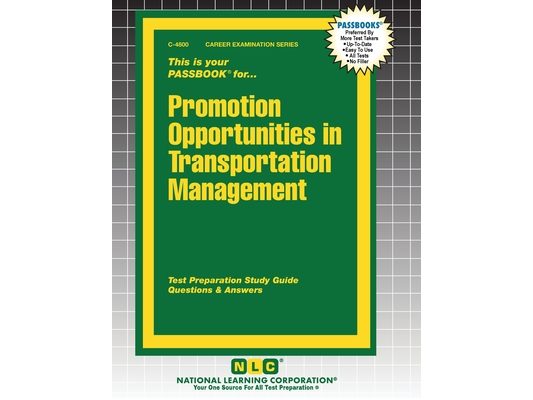 Promotion Opportunities in Transportation Management