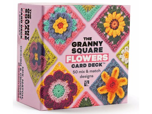 The Granny Square Flowers Card Deck: 50 Mix and Match Designs