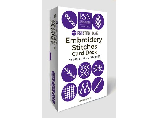 Rsn Stitch Bank: The Embroidery Stitches Card Deck: 50 Essential Stitches