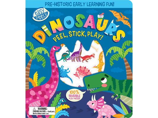 Easy Peely Dinosaurs - Peel, Stick, Play!