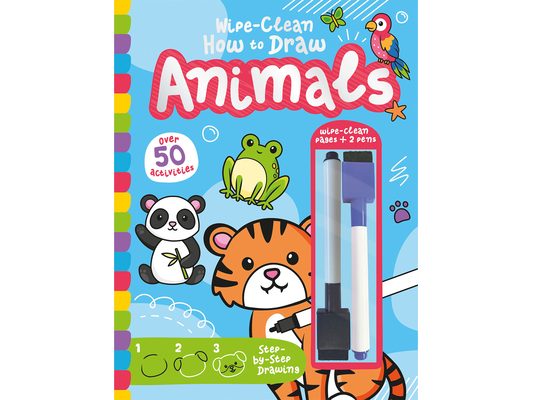 Wipe-Clean How to Draw Animals